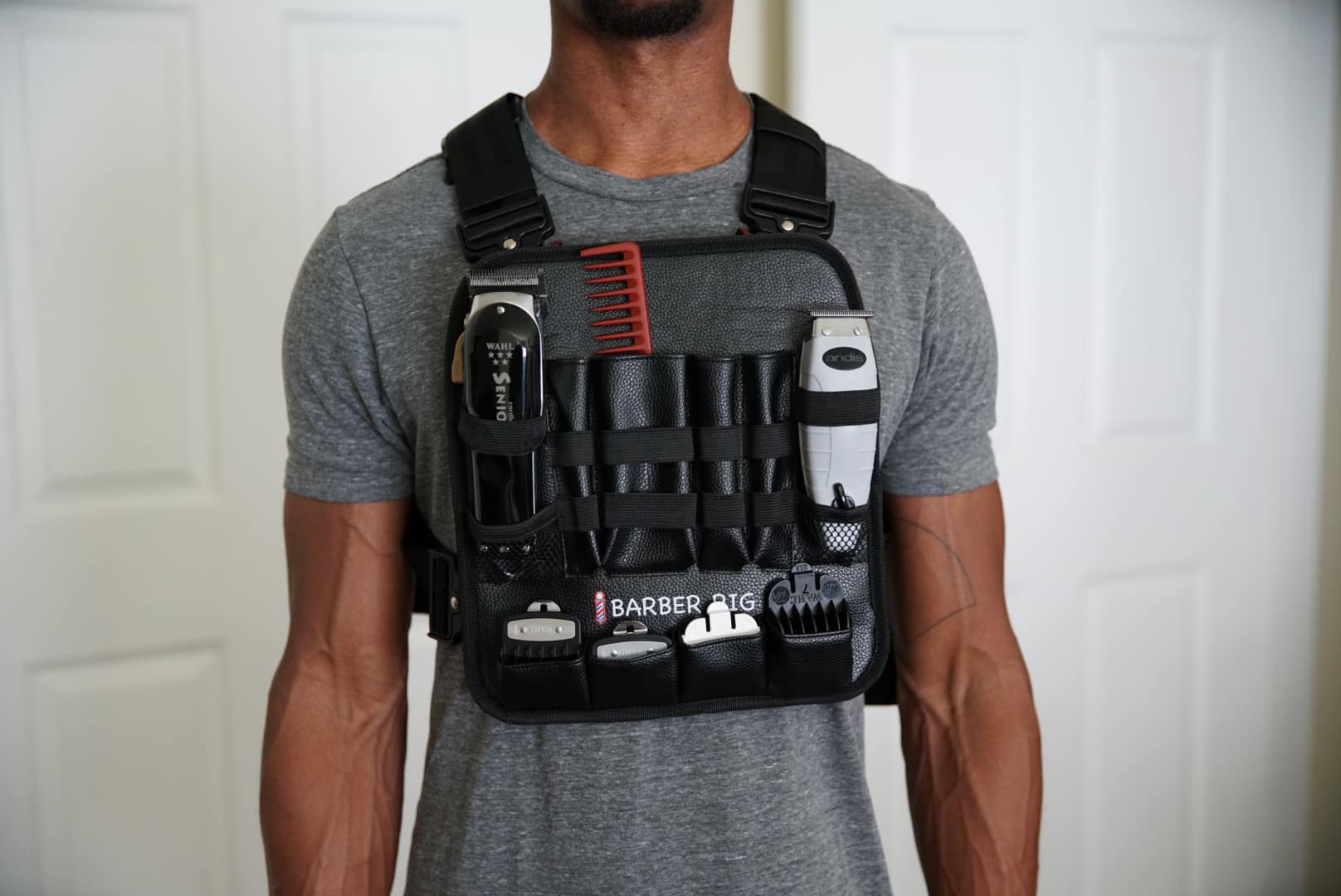 Barber Rig Chest Rig for Barbers, hair Stylists. and hair professionals